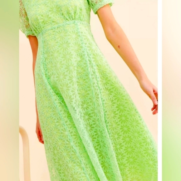 Adelyn Rae Lina Embroidered Open Back Midi Dress - Picture 2 of 16